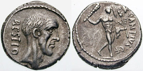 antia roman coin denarius